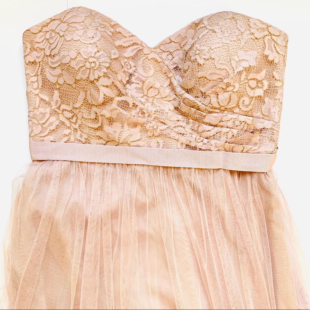 Jenny Yoo Collection Pink Tulle Corset Dress 4